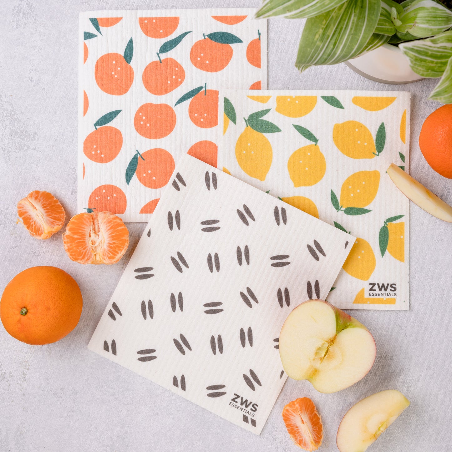Zero Waste Sponge Cloth - Swedish Dish Cloth, Paper Towel Replacement, Kitchen Sponge