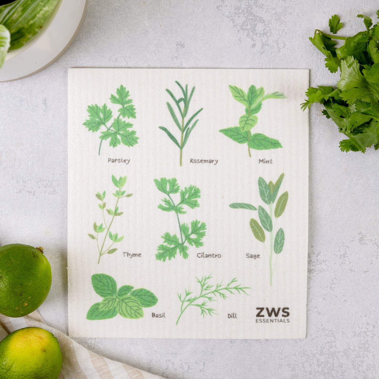 Zero Waste Sponge Cloth - Swedish Dish Cloth, Paper Towel Replacement, Kitchen Sponge