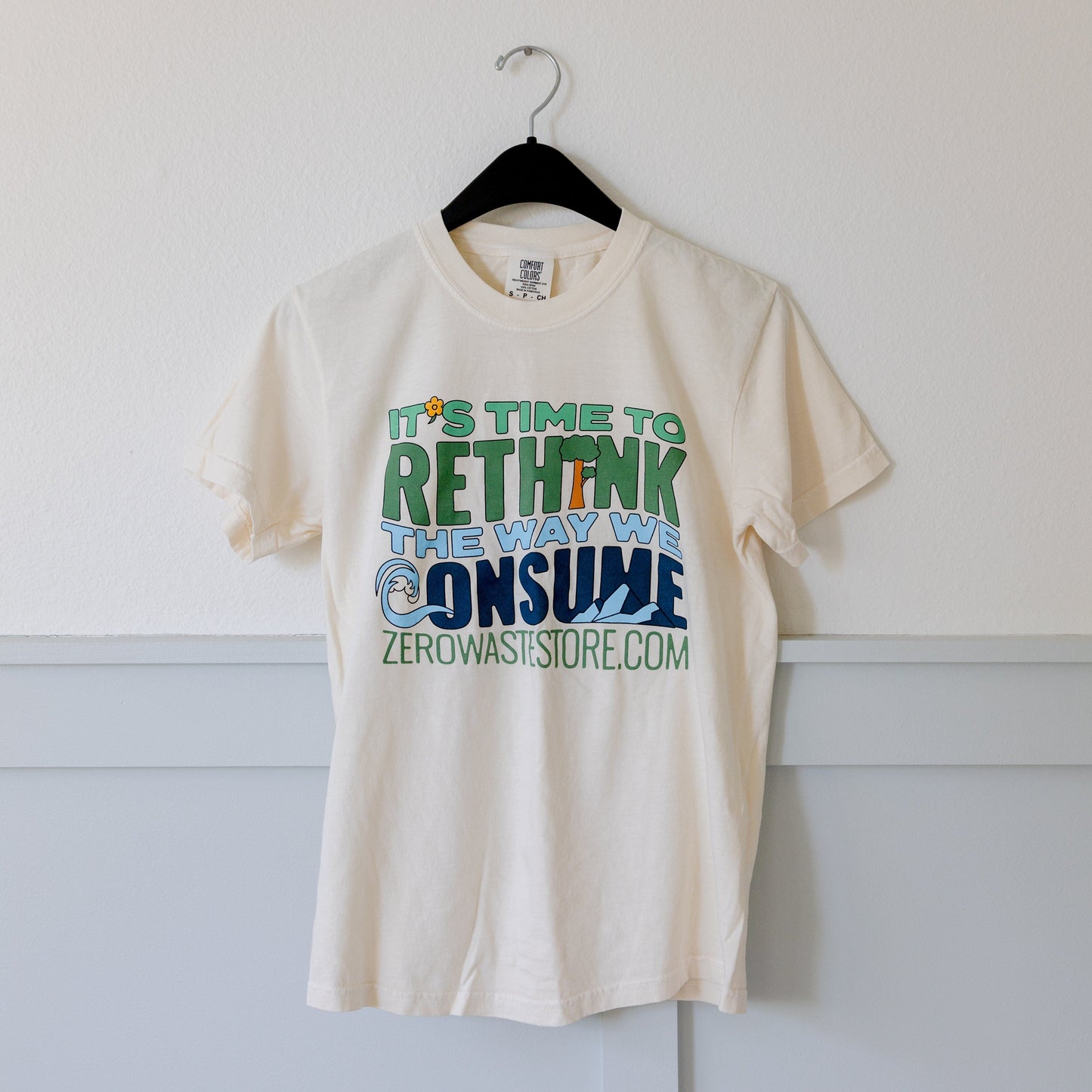 Zero Waste Store Ivory / S ZWS Graphic Tee - 3 Color Options