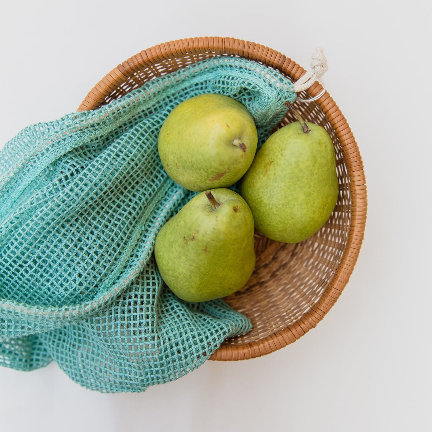 Eco Bags Organic Cotton Mesh Produce Bag - Multiple Sizes - Zero Waste Net Bag