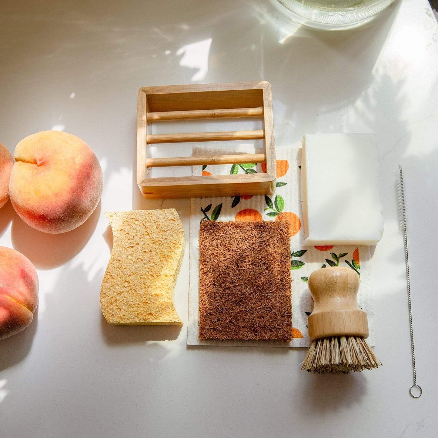 Zero Waste Club Biodegradable Sponges - Zero Waste Sponges - Biodegradable, 100% Wood Pulp, 2 Sponges