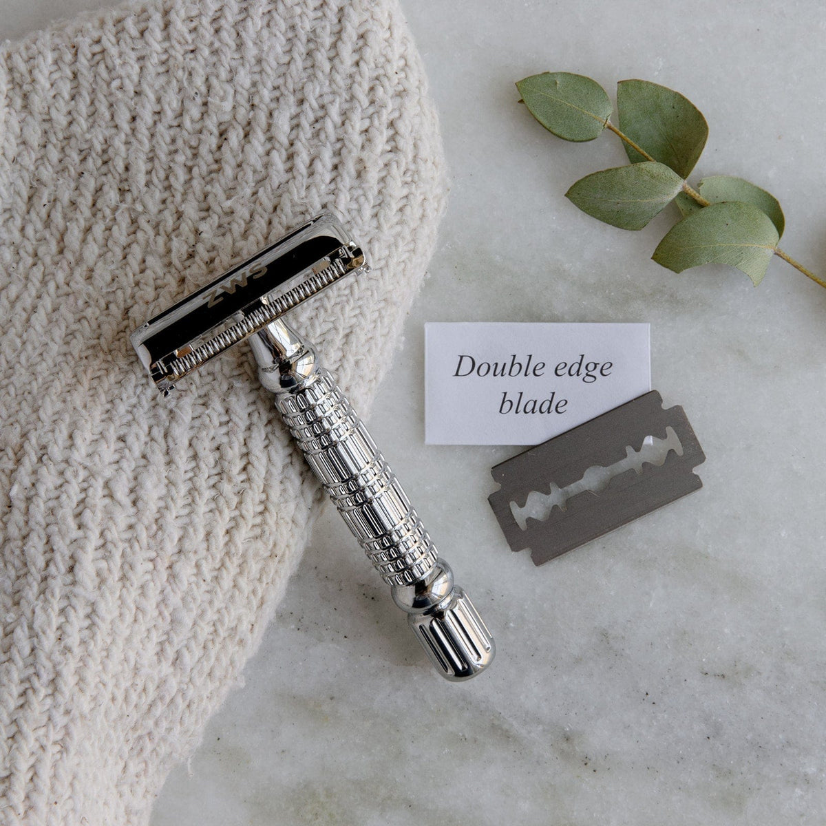Zero Uno Razor Zero Waste Safety Razor - Sustainable Razor - Single Blade, 10 Free Bl ...